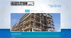 Desktop Screenshot of alquilatodocasi.com